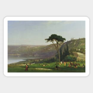 Lake Albano by George Inness Sticker